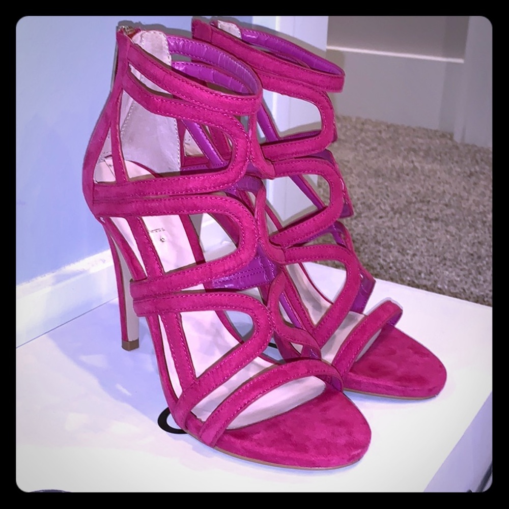 Fun Pink Shoes!!!! Worn Once!